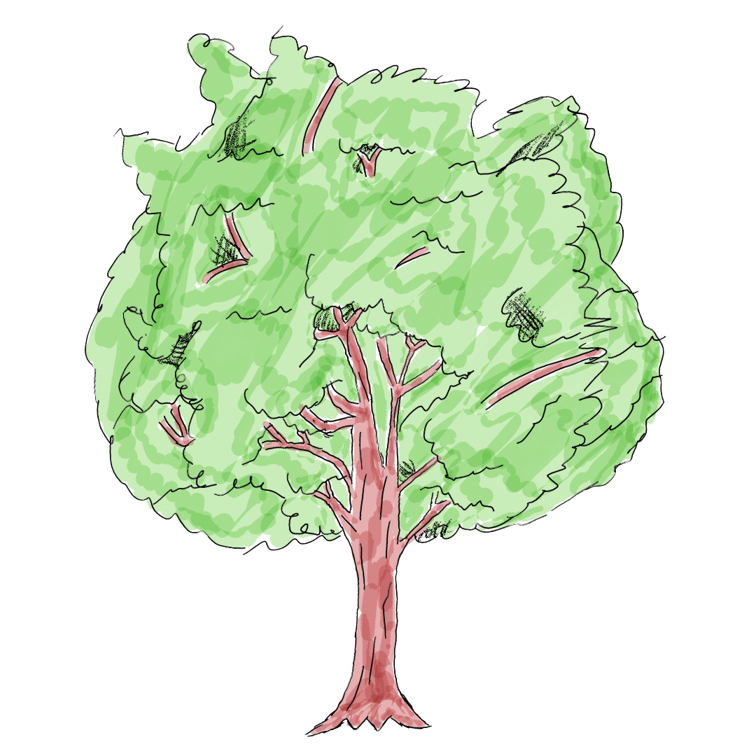 Gezeichneter Baum